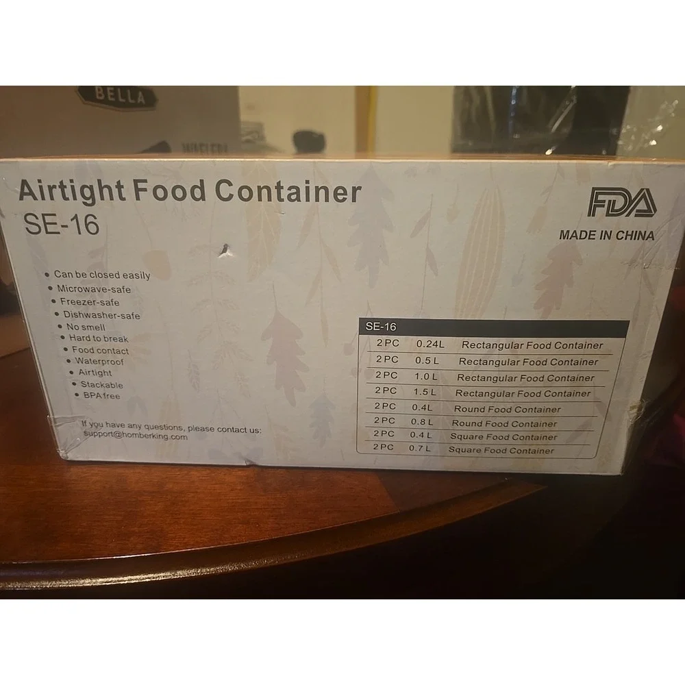 Fresh Image Airtight Food Storage Container 16 Pcs Set